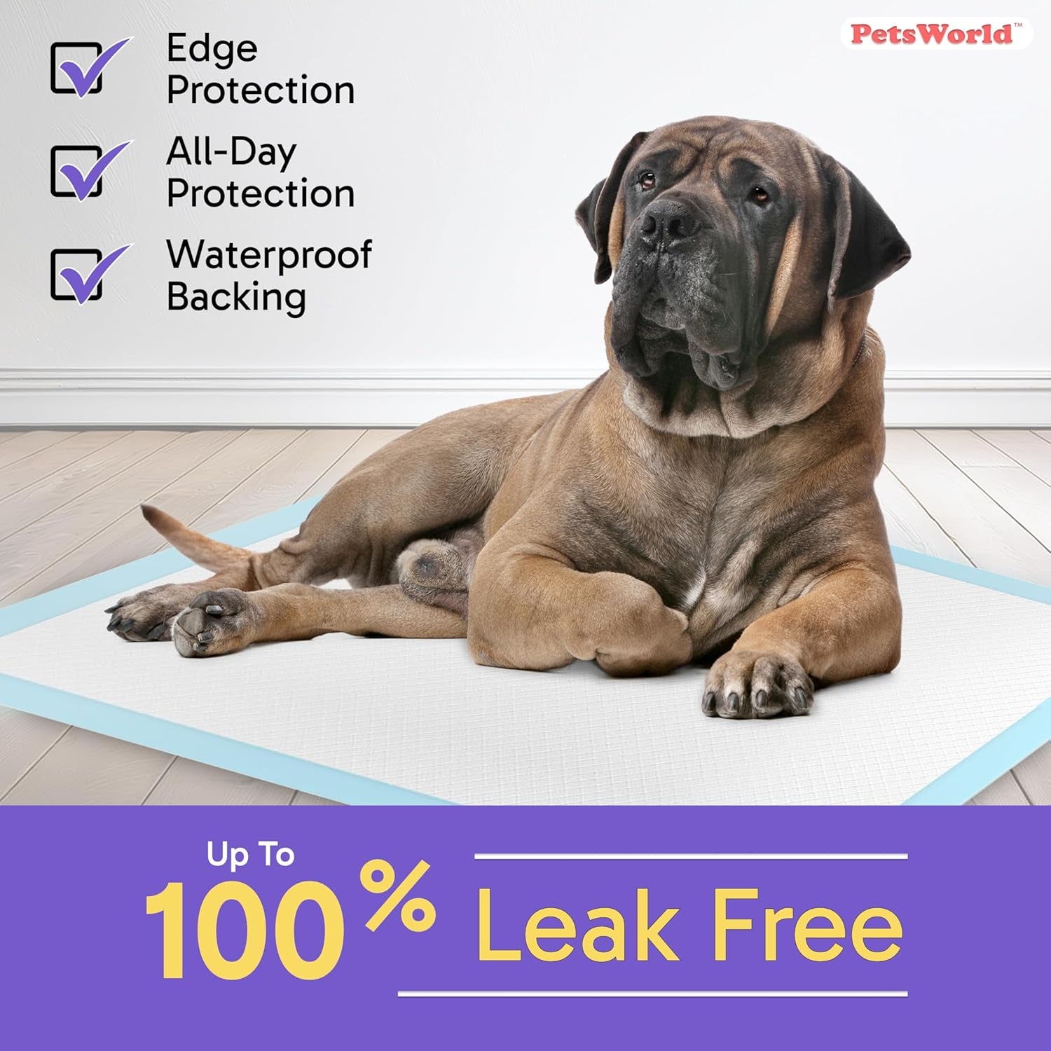 2XL Dog Pee Pads 28"X44" 200 Count – Extra Large Pet Pee Pads for Dogs & Puppies, Heavy Duty Leak-Proof Dog Training Pads, Super Absorbent Quick-Dry Potty Pads with Odor Control