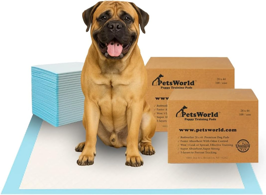 2XL Dog Pee Pads 28"X44" 200 Count – Extra Large Pet Pee Pads for Dogs & Puppies, Heavy Duty Leak-Proof Dog Training Pads, Super Absorbent Quick-Dry Potty Pads with Odor Control